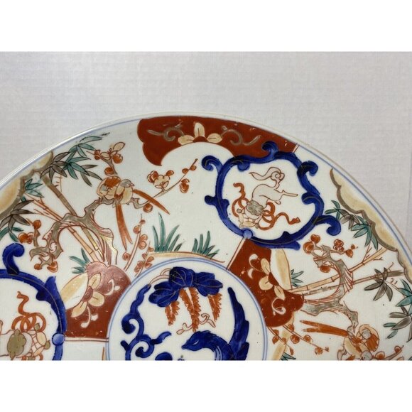 Antique Arita Ware Fukaumi Takeji Serving Plate late 1800's - Picture 7 of 9